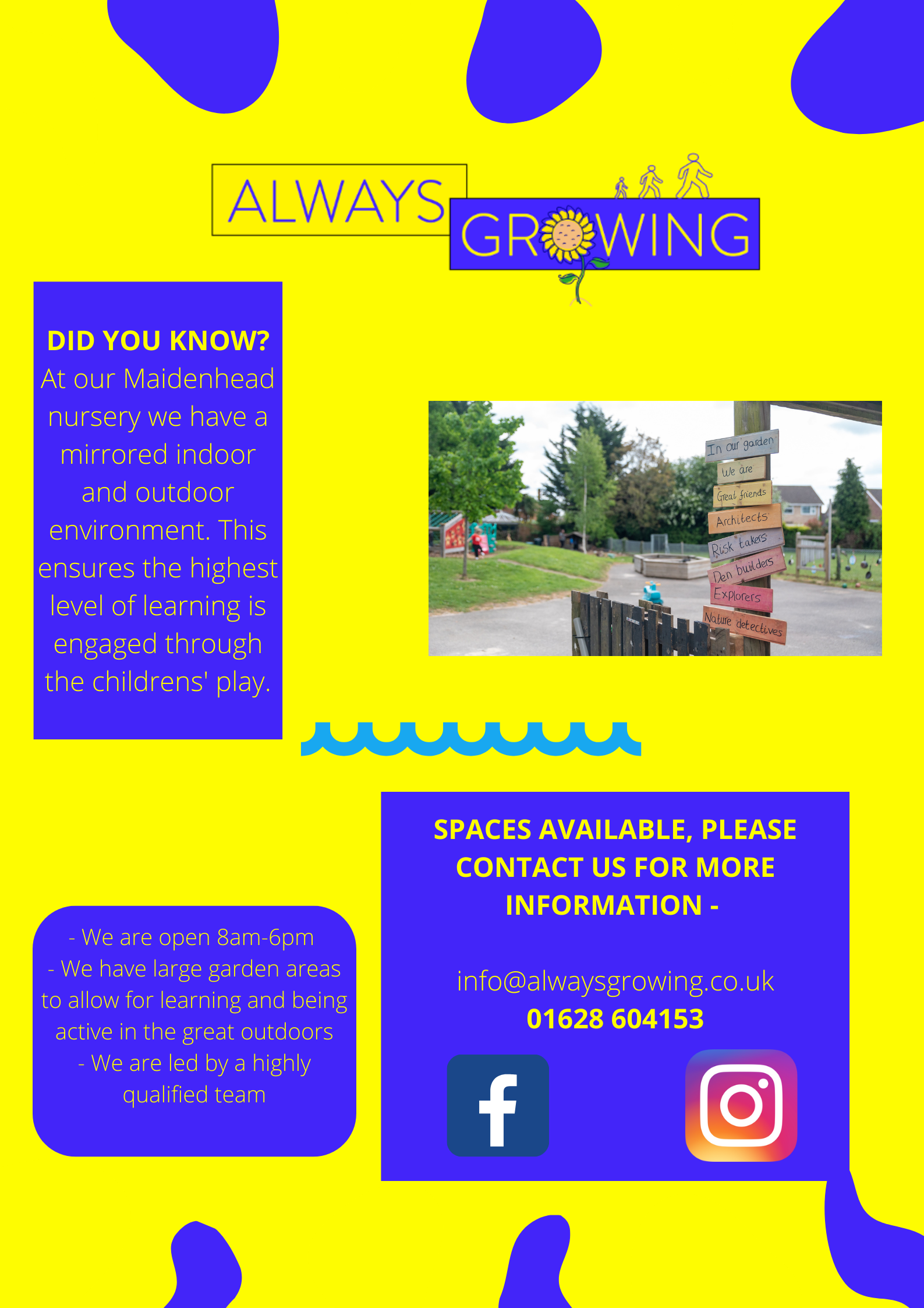 Always Growing Nurseries In Windsor And Maidenhead And Pre School In